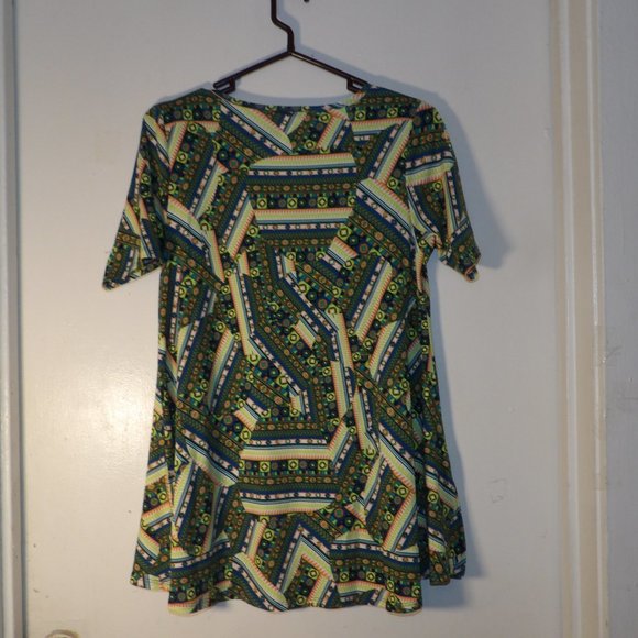 NWOT Lularoe Retro 60s Pattern Style Tunic Top Sz XS - Picture 5 of 5